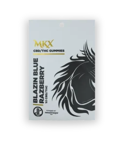 mkx blazin blue razberry gummies