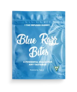 mkx blue razz bites gummies